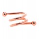 Argola Espiral Para Guardanapos Em Aço Rose Gold Wolff 